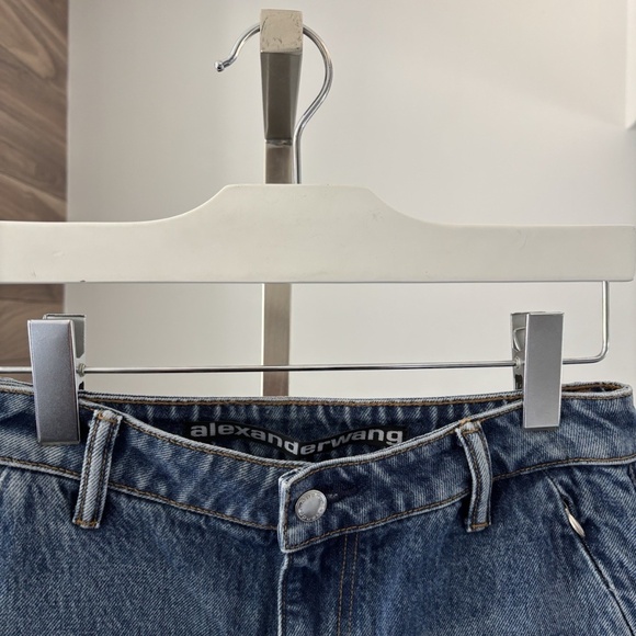 ALEXANDER WANG Jeans Blue High-Rise Denim Women's Sz 29 Authentic❤️ - Picture 8 of 9